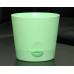 Горшок для цветов пластиковый с поддоном «Le parterre» 2,8л (зеленый)