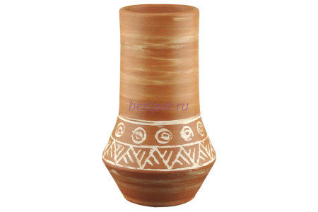 Горшок для цветов керамический с поддоном Этника ваза трапеция h22см т3305